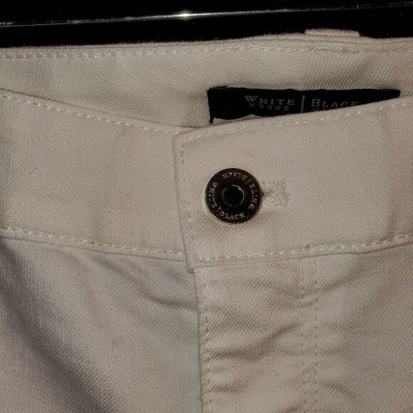 WHBM • White Slim Ankle Jeans Sz 00R - Picture 2 of 5